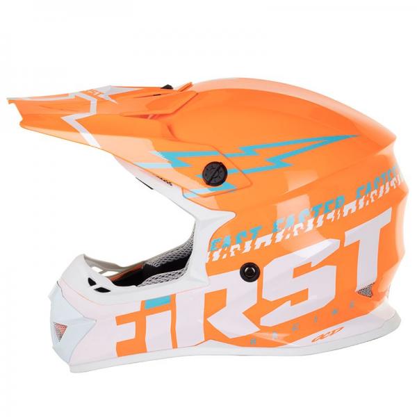 Casque First Racing K2 LIGHTNING BOLT - Orange