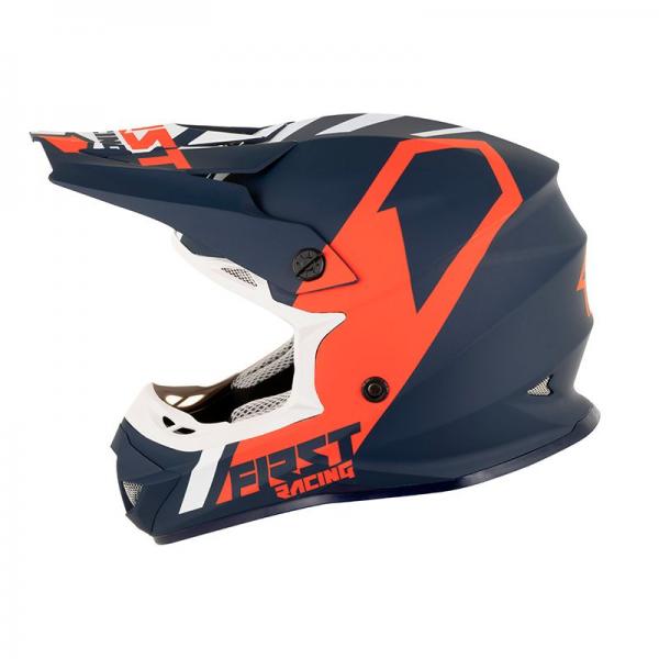 Casque First Racing K2 POLYCARBONATE - Bleu / Blanc / Rouge