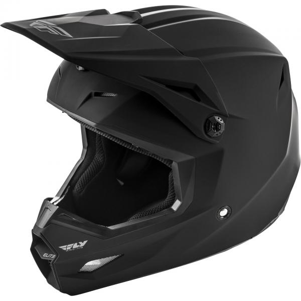 Casque Fly Racing ELITE SOLID MAT - Noir