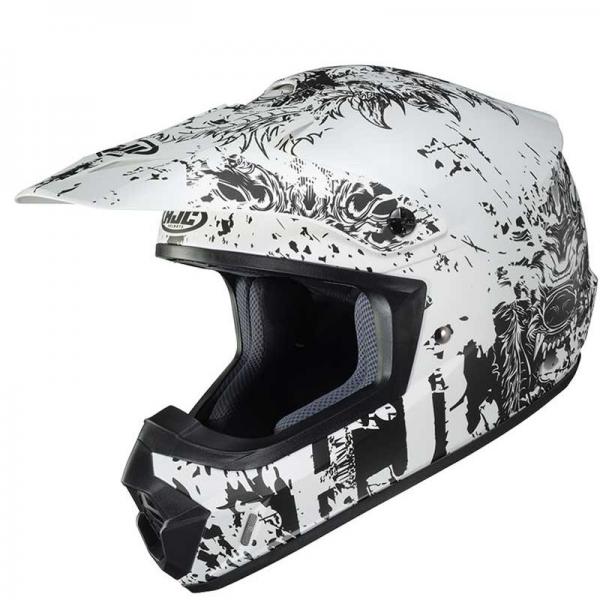 Casque HJC CS-MX II CREEPER MC10SF - Blanc / Noir