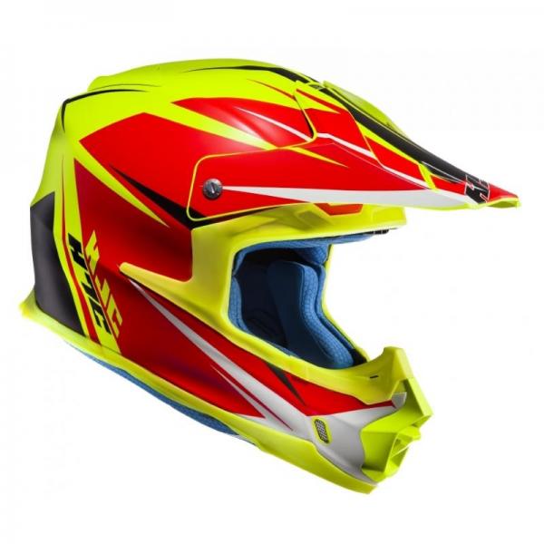 Casque HJC FX-CROSS AXIS MC3HSF - Rouge / Jaune