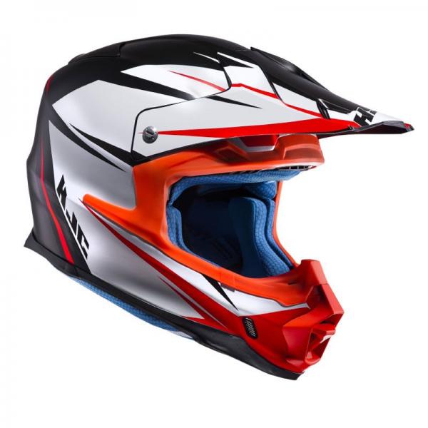 Casque HJC FX-CROSS AXIS MC5SF - Blanc / Rouge / Noir