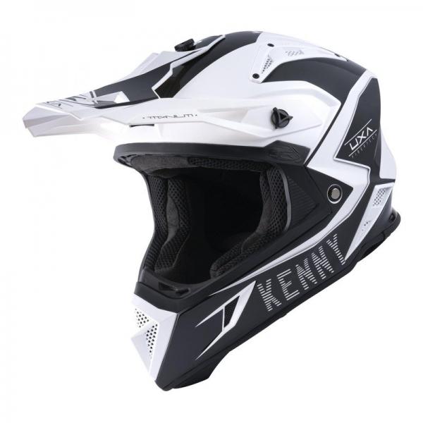 Casque Kenny TITANIUM GRAPHIC 2022 - Blanc / Noir