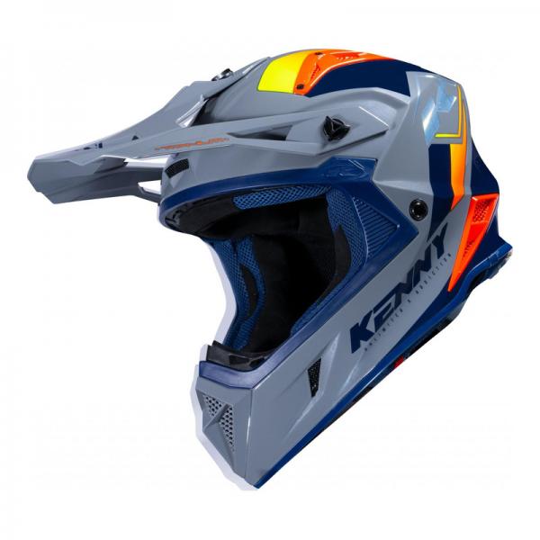 Casque Kenny TITANIUM GRAPHIC - Navy / Gris