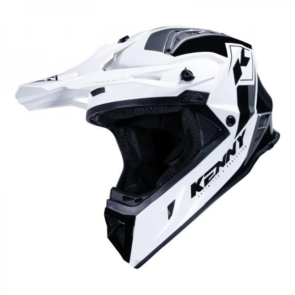 Casque Kenny TITANIUM GRAPHIC - Noir / Blanc