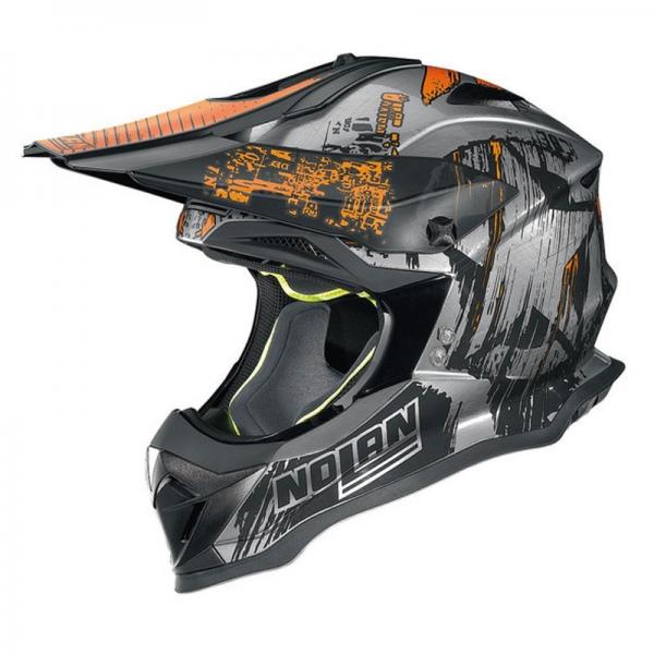Casque Nolan N53 CLIFFHANGER SCRATCHED - Chrome