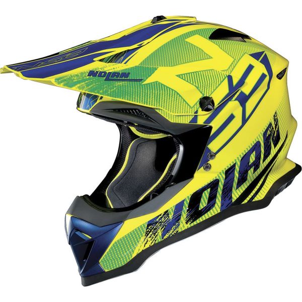 Casque Nolan N53 WHOOP - LED Jaune