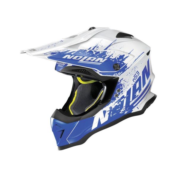 Casque Nolan N53 SAVANNAH - Blanc / Bleu