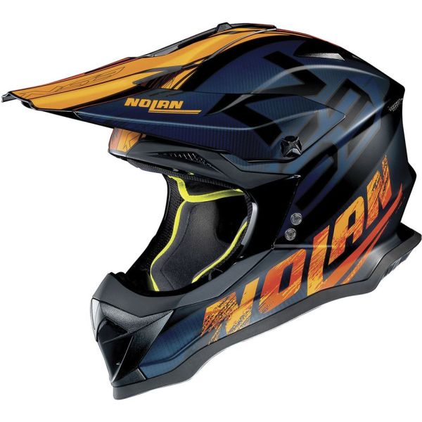 Casque Nolan N53 WHOOP - Noir / Bleu / Orange