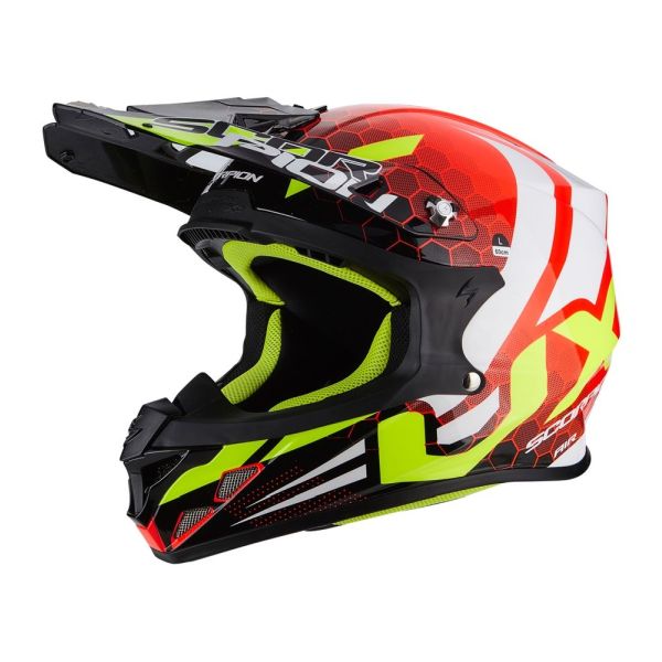 Casque Scorpion VX-21 AIR XAGON - Neon Rouge / Noir