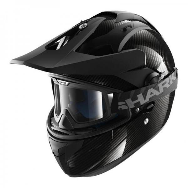 Casque Shark EXPLORE-R CARBON SKIN - Carbone / Silver / Noir