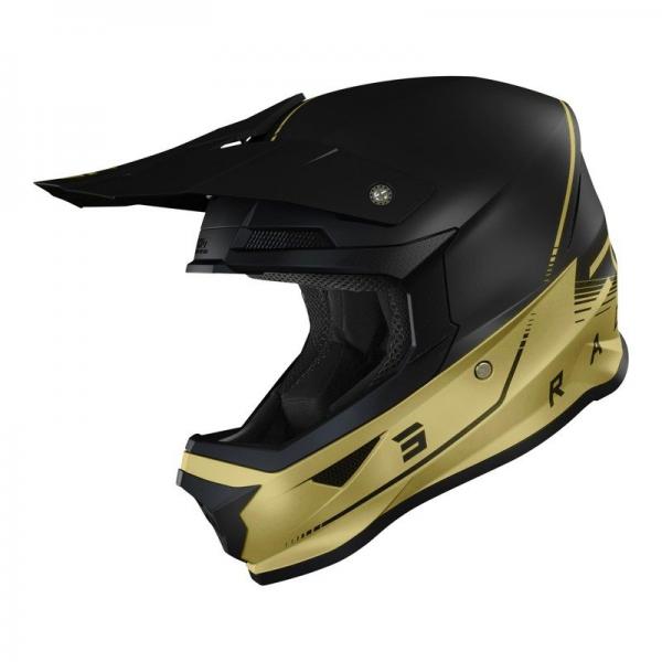 Casque Shot FURIOUS RAW 3.0 MAT - Noir / Or