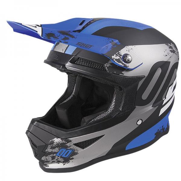 Casque Shot FURIOUS SHADOW MAT - Bleu