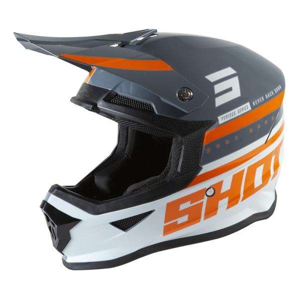 Casque Shot FURIOUS SHINING - Gris