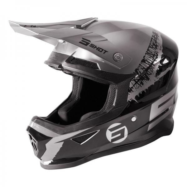 Casque Shot FURIOUS STORM - Noir / Chrome
