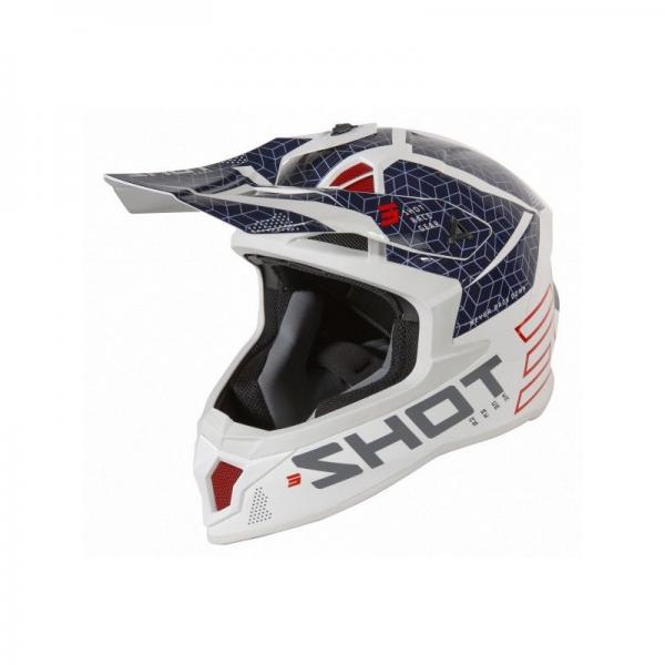 Casque Shot LITE CORE - Navy / Rouge