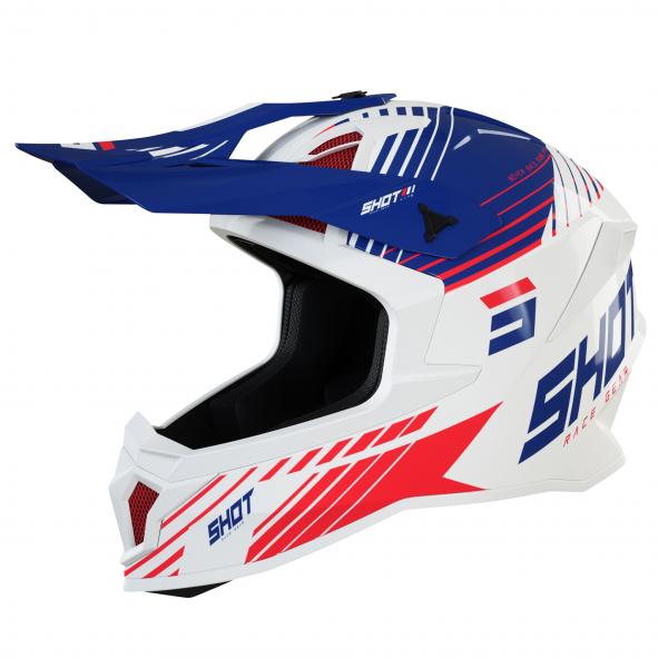 Casque Shot LITE FURY - Rouge / Navy