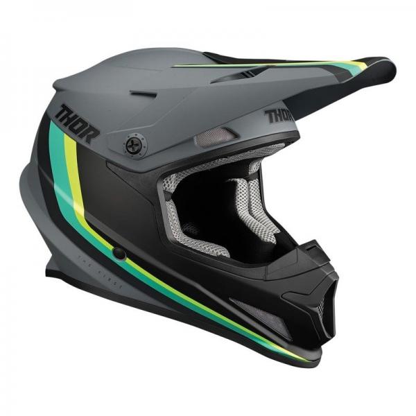 Casque Thor SECTOR MIPS RUNNER MAT - Gris / Teal