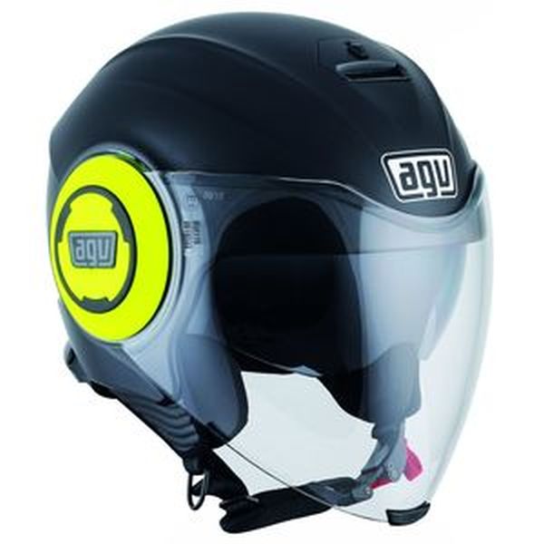 Casque AGV FLUID MONO MAT - Noir / Jaune