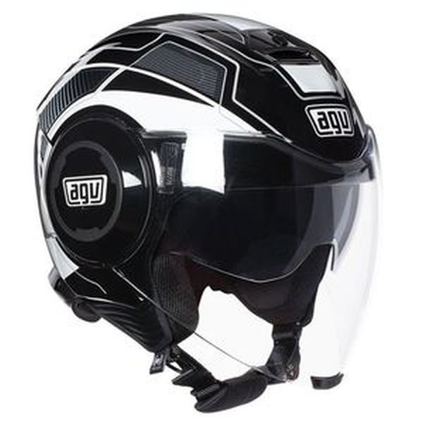 Casque AGV FLUID MULTI SOHO - Noir / Blanc