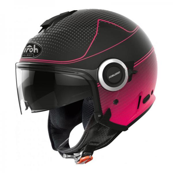 Casque Airoh HELIOS MAP MAT - Rose