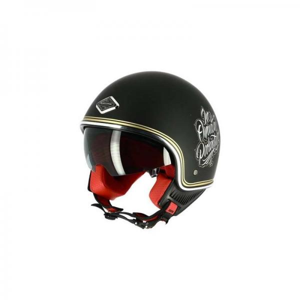 Casque Astone MINIJET 66 MOMENTO MORI MAT - Noir