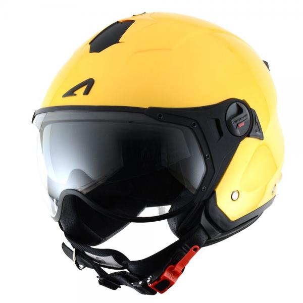 Casque Astone MINIJET SPORT METAL - Jaune