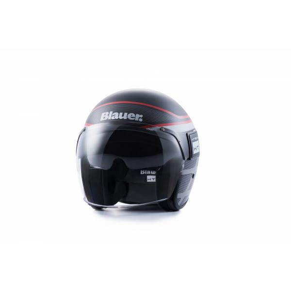Casque Blauer POD GRAPHIC B MAT - Noir / Rouge