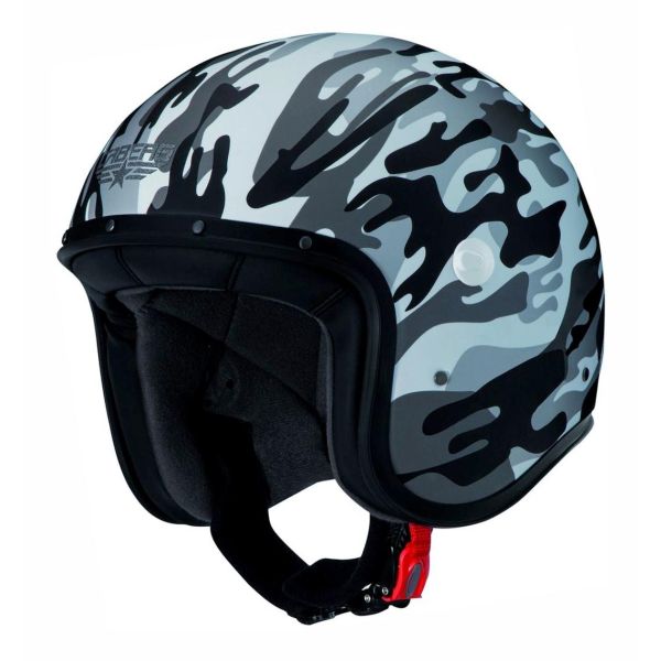 Casque Caberg FREERIDE COMMANDER CAMOUFLAGE MAT - Gris / Blanc