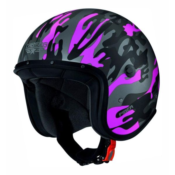 Casque Caberg FREERIDE COMMANDER CAMOUFLAGE MAT - Gris / Fushia