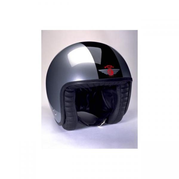 Casque Davida JET GRIS ET NOIR 80200