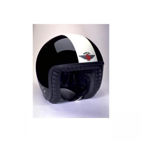 Casque Davida JET NOIR ET BLANC 80221