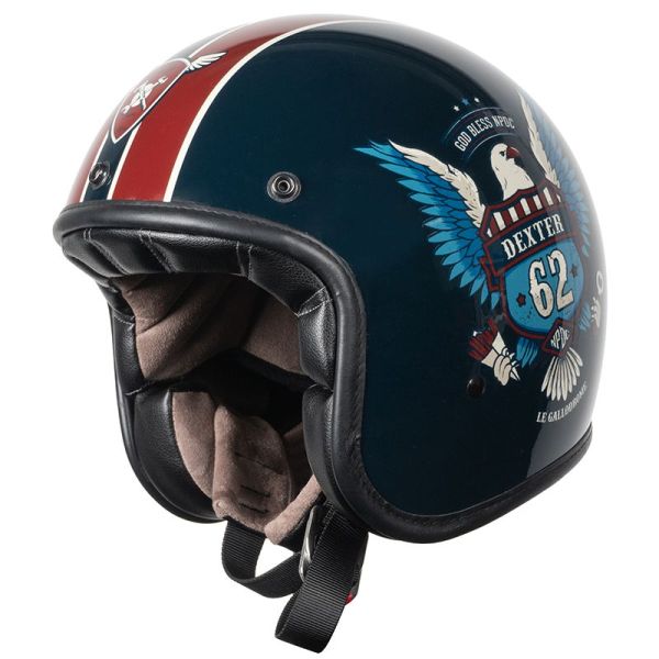 Casque Dexter QUARKS MEFIE-TE - Bleu / Rouge