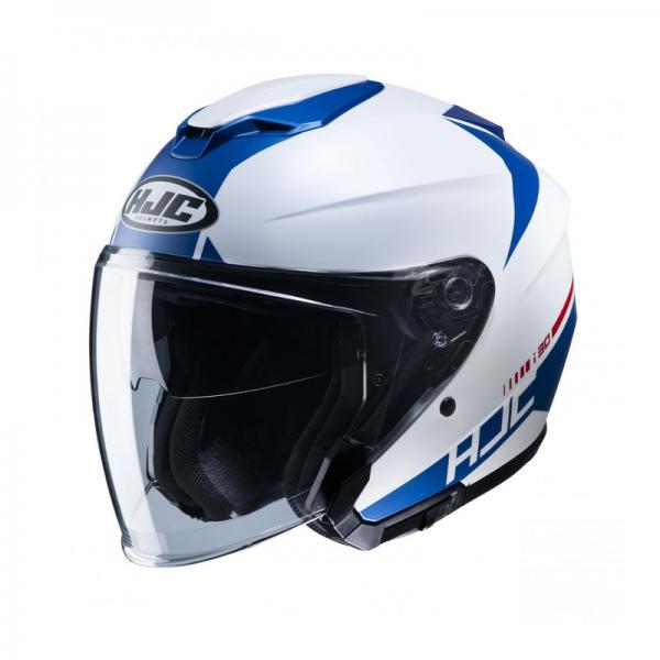 Casque HJC I30 BARAS MC2SF - Bleu / Blanc