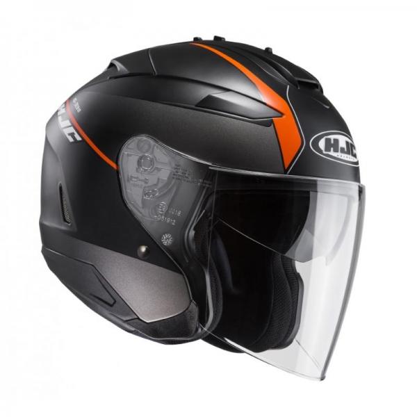 Casque HJC IS-33 II NIRO MC7SF - Orange / Noir