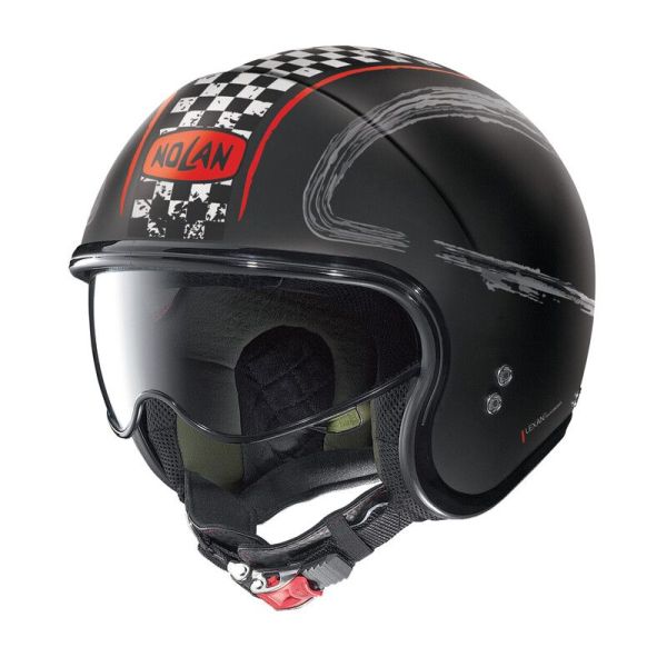 Casque Nolan N21 GETAWAY FLAT - Noir / Rouge