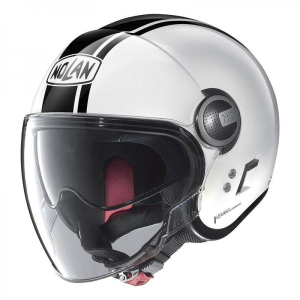 Casque Nolan N21 VISOR DOLCE VITA - Blanc / Noir