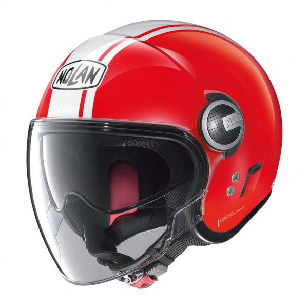 Casque Nolan N21 VISOR DOLCE VITA - Rouge / Blanc