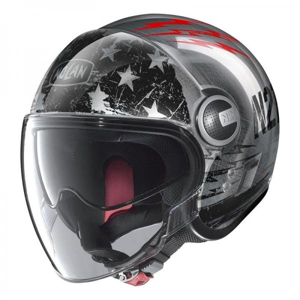 Casque Nolan N21 VISOR JETFIRE - Scratched Chrome