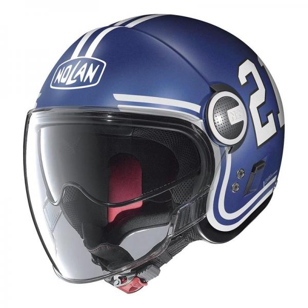 Casque Nolan N21 VISOR QUATERBOCK MAT - Bleu