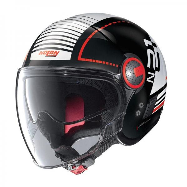 Casque Nolan N21 VISOR RUNABOUT - Noir / Rouge