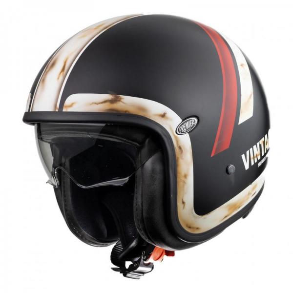 Casque Premier VINTAGE DO92 OS MAT - Rouge / Blanc / Noir