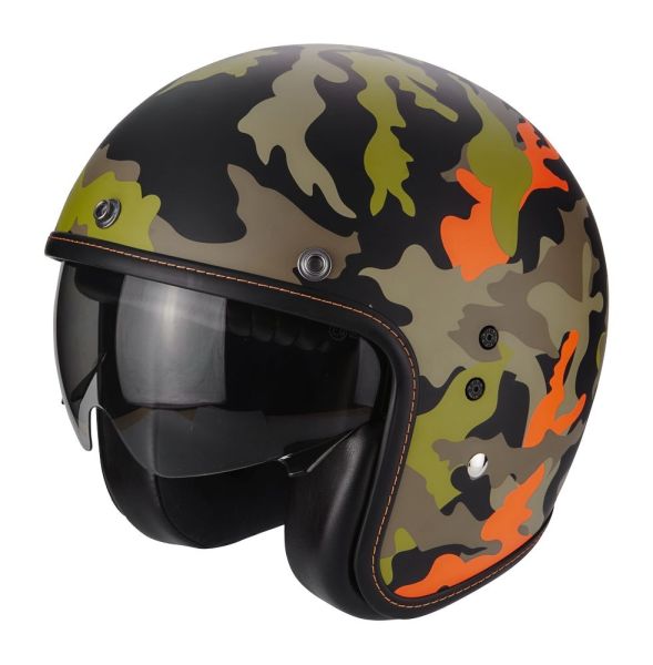 Casque Scorpion BELFAST MISSION MAT - Orange