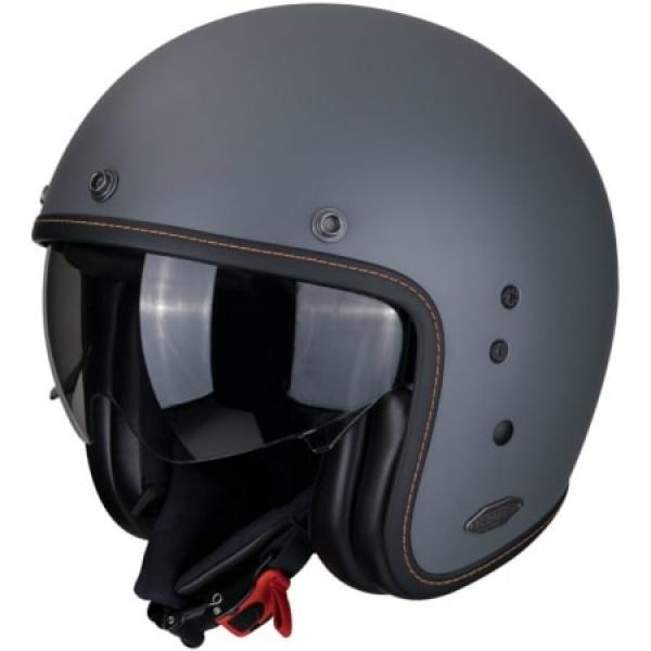 Casque Scorpion BELFAST SOLID MAT - Gris Ciment