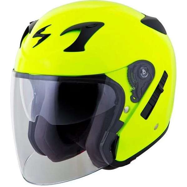 Casque Scorpion EXO-220 AIR SOLID - Neon Jaune