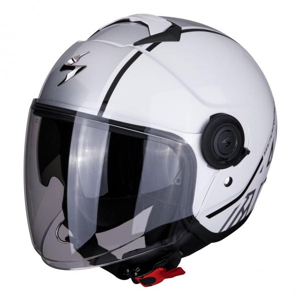 Casque Scorpion EXO-CITY AVENUE - Blanc / Silver