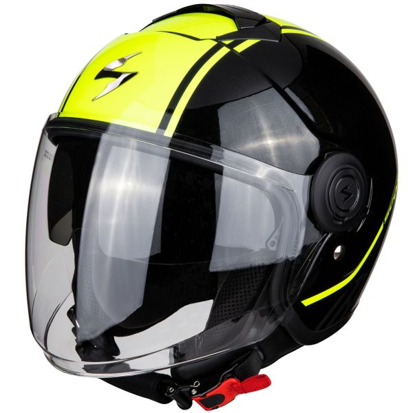 Casque Scorpion EXO-CITY AVENUE - Noir / Jaune Fluo