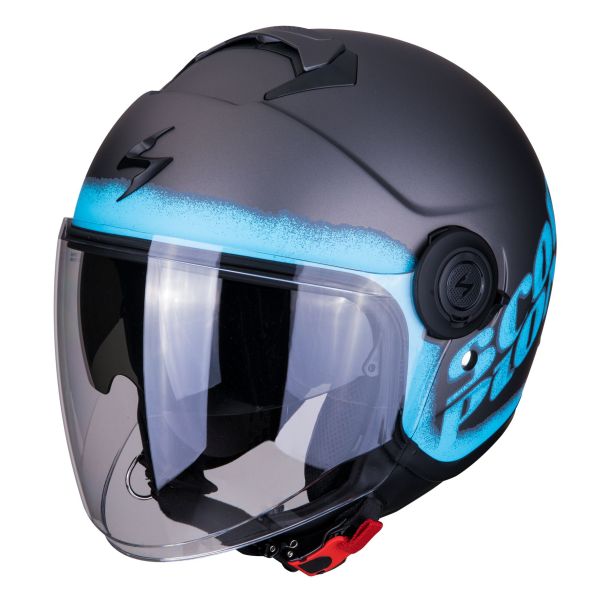 Casque Scorpion EXO-CITY BLURR MAT - Bleu