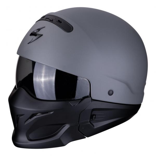 Casque Scorpion EXO-COMBAT SOLID MAT - Gris