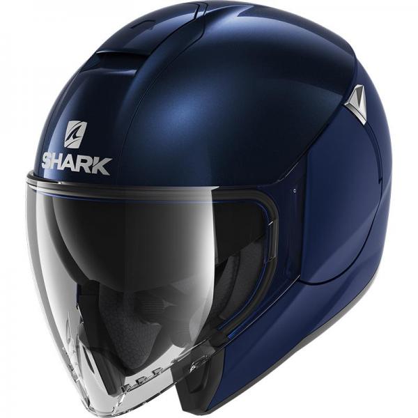 Casque Shark CITYCRUISER DUAL BLANK MAT - Bleu